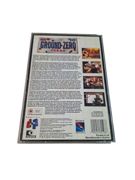 GROUND ZERO TEXAS SEGA MEGA CD