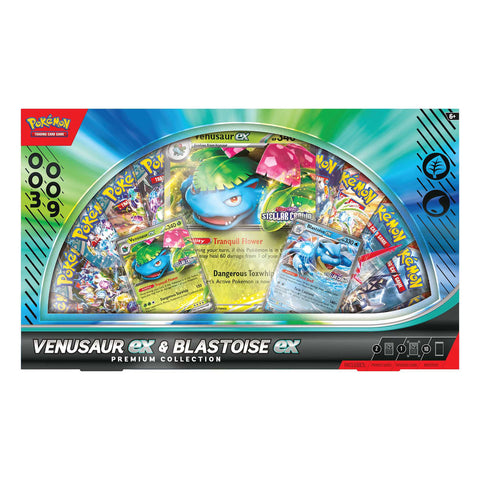 POKEMON VENUSAUR & BLASTOISE EX PREMIUM COLLECTION