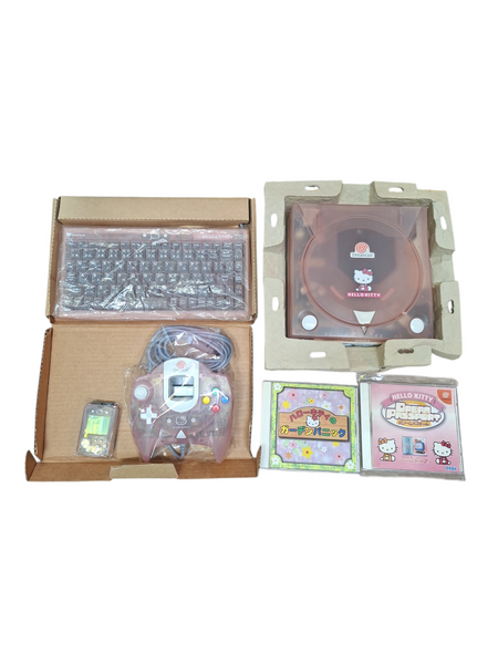 SEGA DREAMCAST CONSOLE HELLO KITTY EDITION PINK