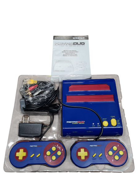 RETRODUO 8BIT & 16BIT CONSOLE MASCOT EDITION PLAYS NES & SNES