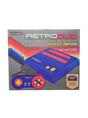 RETRODUO 8BIT & 16BIT CONSOLE MASCOT EDITION PLAYS NES & SNES