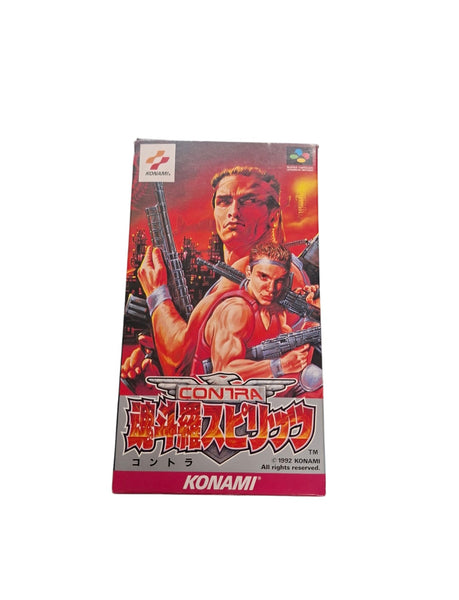 CONTRA SPIRITS SUPER FAMICOM NTSC JAPANESE
