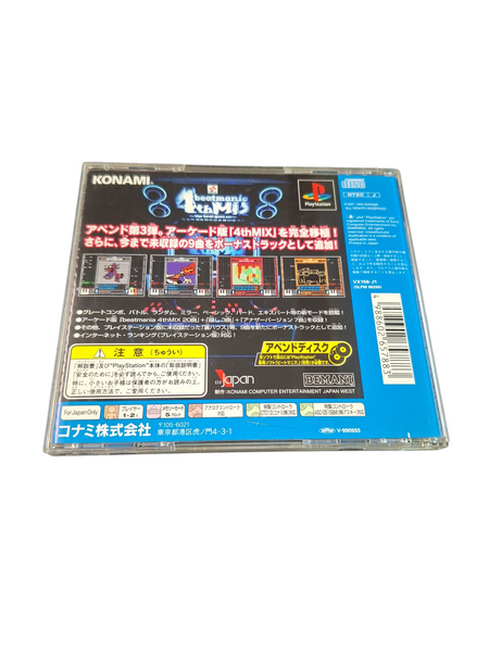 BEATMANIA APPEND 4THMIX PS1 NTSC JAPANESE VERSION