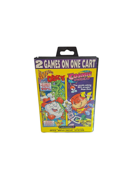 FANTASTIC DIZZY & COSMIC SPACEHEAD SEGA MEGADRIVE