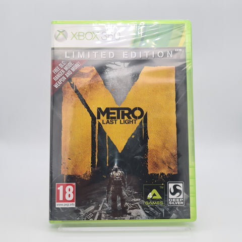 METRO LAST LIGHT LIMITED EDITION XBOX 360 NEW & SEALED