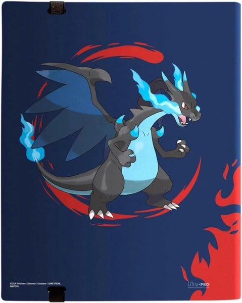 POKEMON TCG ULTRAPRO 9 POCKET PORTFOLIO MEGA CHARIZARD X & MEGA CHARIZARD Y