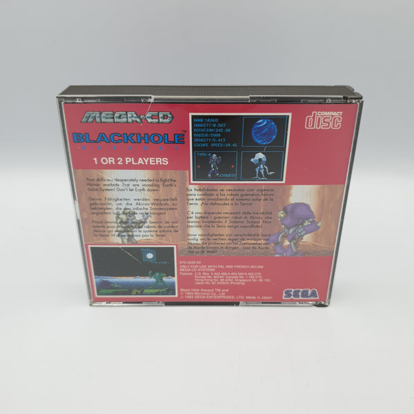 BLACKHOLE ASSAULT SEGA MEGA CD