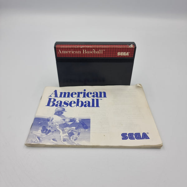 AMERICAN BASEBALL SEGA MASTER SYSTEM