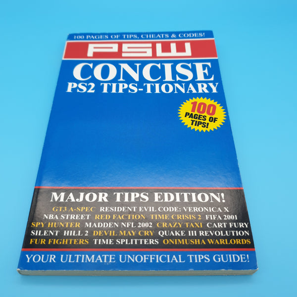 PSW CONCISE PS2 TIPS - TIONARY