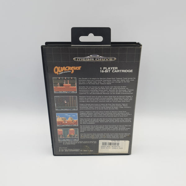 QUACKSHOT SEGA MEGADRIVE