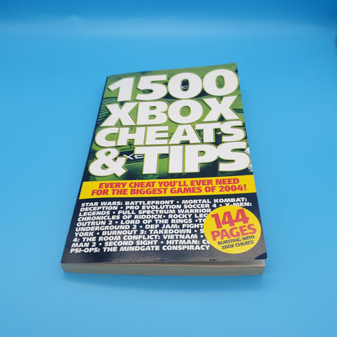 1500 XBOX CHEATS & TIPS GUIDE BOOK
