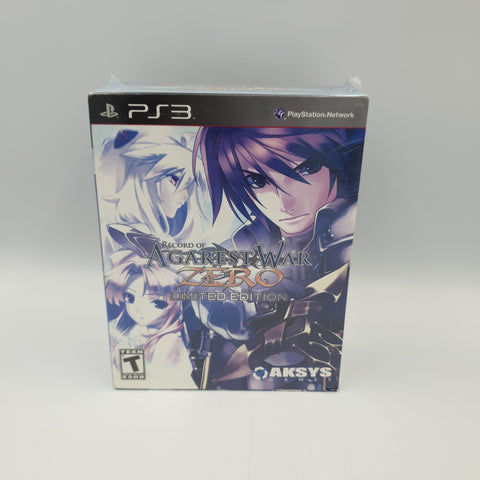 RECORD OF AGAREST WAR ZERO LIMITED EDITION PS3 NEW & SEALED