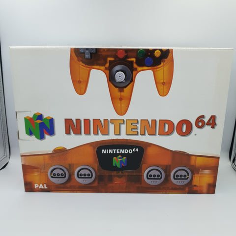 N64 CONSOLE FIRE ORANGE BRAND NEW & SEALED