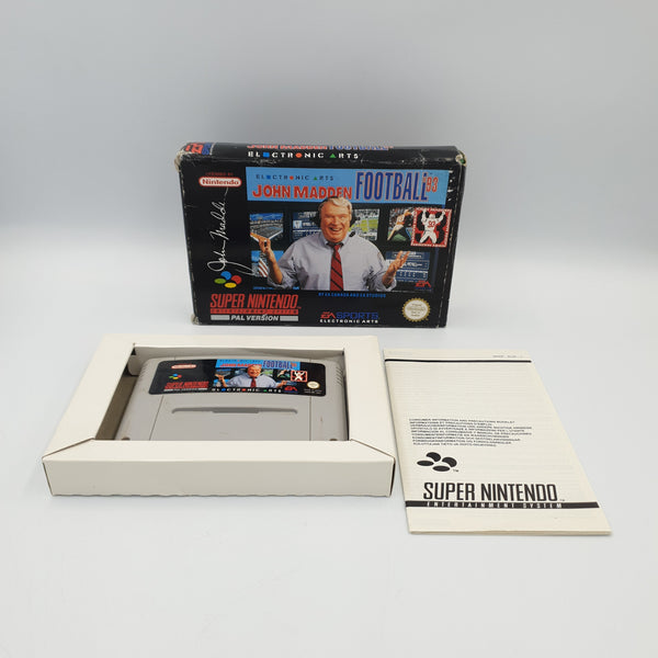 JOHN MADDEN FOOTBALL 93 SNES