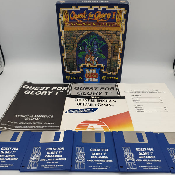 QUEST FOR GLORY 1 COMMODORE AMIGA