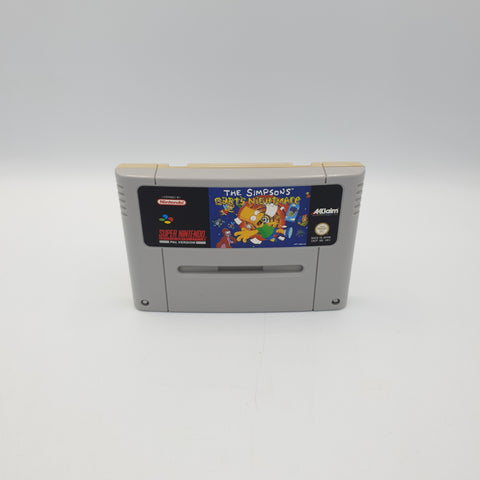 THE SIMPSONS BART'S NIGHTMARE SNES