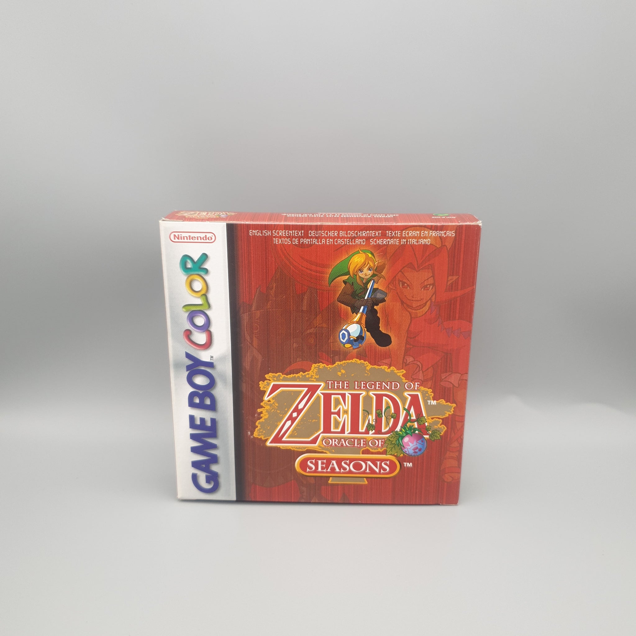 THE LEGEND OF ZELDA ORACLE OF SEASONS GAME BOY COLOR