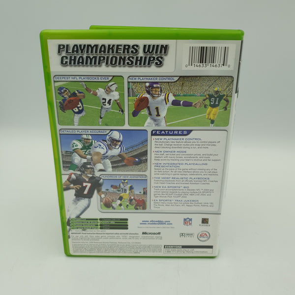 MADDEN 2004 NTSC-USA XBOX