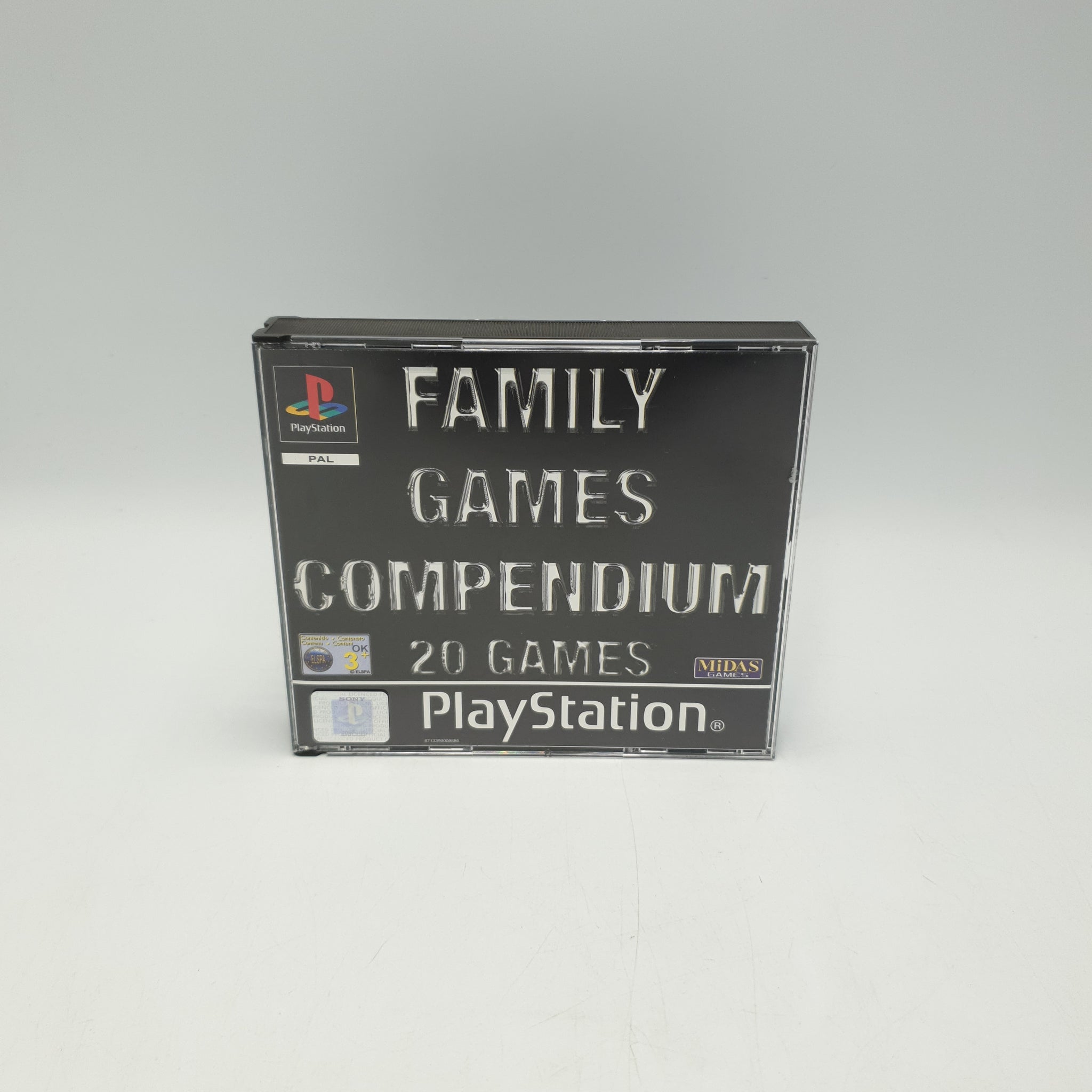 FAMILY GAMES COMPENDIUM 20 GAMES PS1