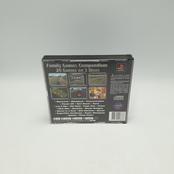 FAMILY GAMES COMPENDIUM 20 GAMES PS1