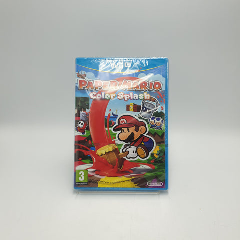 PAPER MARIO COLOR SPLASH WII U NEW & SEALED