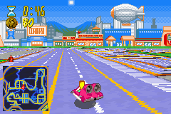 THE SIMPSONS ROAD RAGE GBA