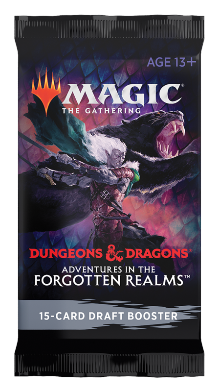 MTG: D&D ADVENTURES IN THE FORGOTTEN REALMS 15 CARD DRAFT BOOSTER