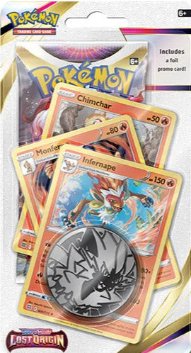 POKEMON TCG LOST ORIGIN - PREMIUM CHECKLINE BLISTER INFERNAPE