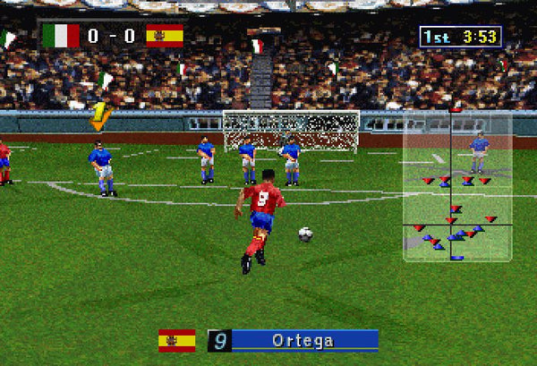 SEGA WORLDWIDE SOCCER 97 SEGA SATURN