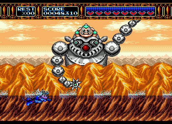 ROCKETKNIGHT ADVENTURES SEGA MEGADRIVE