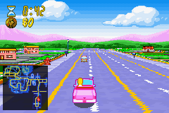 THE SIMPSONS ROAD RAGE GBA