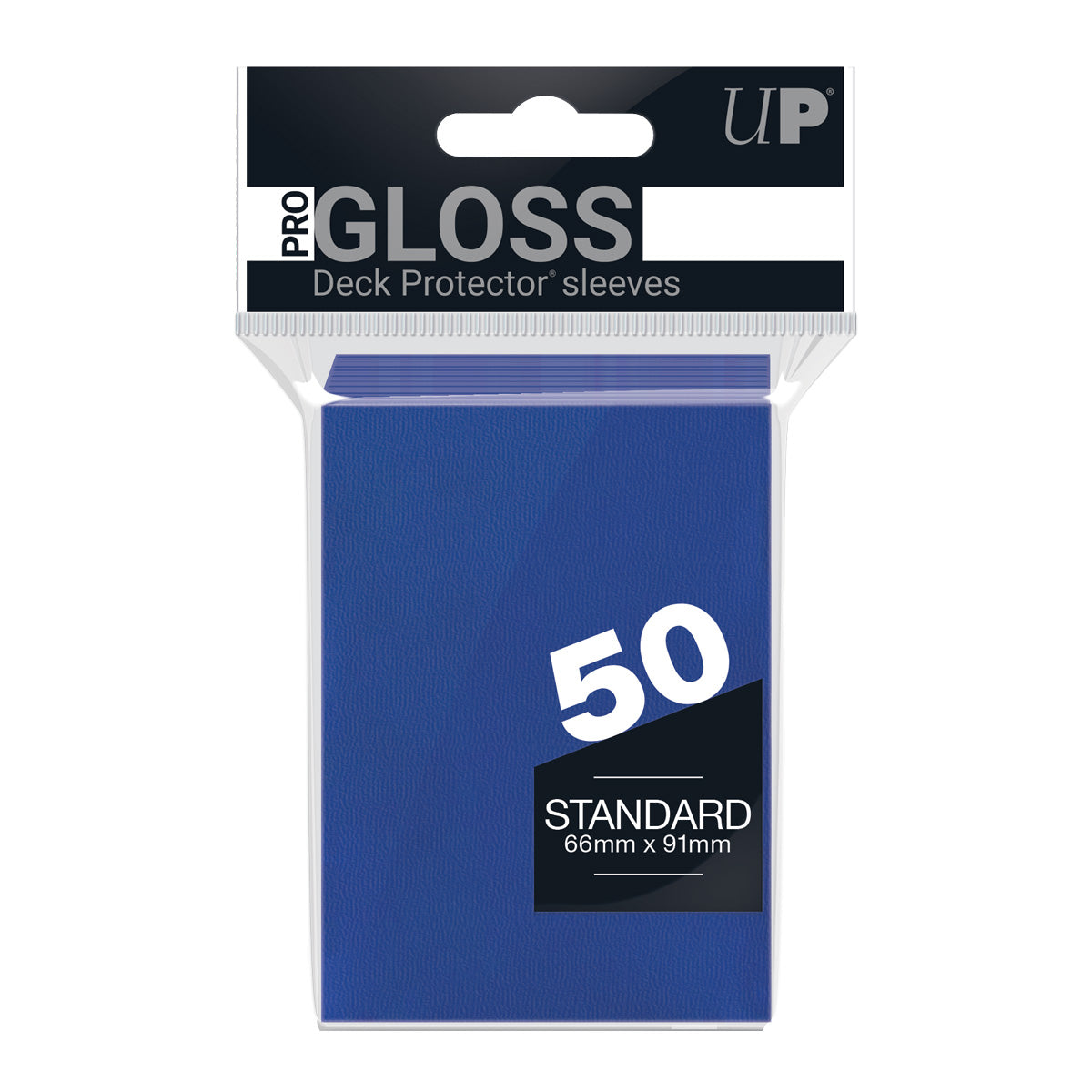 PRO GLOSS DECK PROTECTOR SLEEVES ULTRA PRO BLUE STANDARD