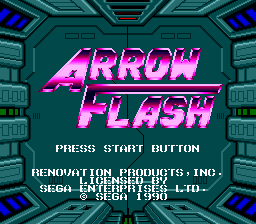 ARROW FLASH SEGA MEGADRIVE