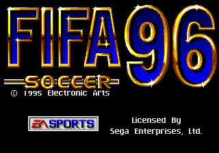 FIFA 96 SEGA MEGADRIVE