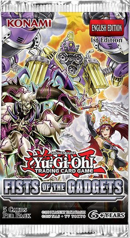 YUGIOH FISTS OF THE GADGETS BOOSTER PACK 1ST EDITION