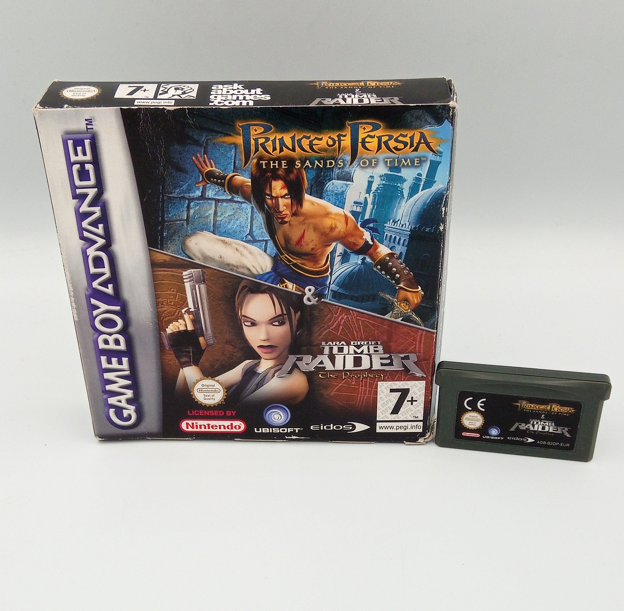 PRINCE OF PERSIA & TOMB RAIDER THE PROPHECY  GAME BOY ADVANCE