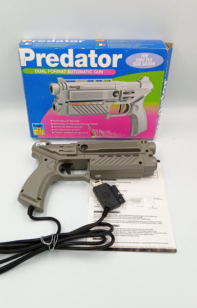 PREDATOR  LIGHT GUN BOXED SEGA SATURN & PS1
