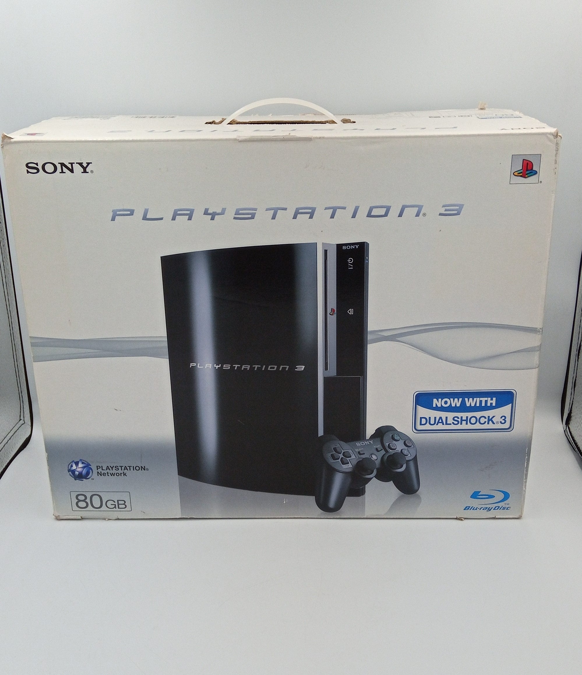 Ps3 Slim Sony PlayStation 3 PS3 Fat 80GB Black Console