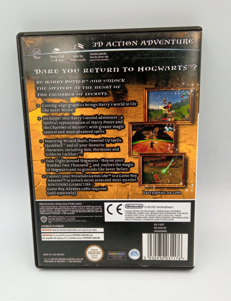 HARRY POTTER AND THE CHAMBER OF SECRETS  NINTENDO GAMECUBE
