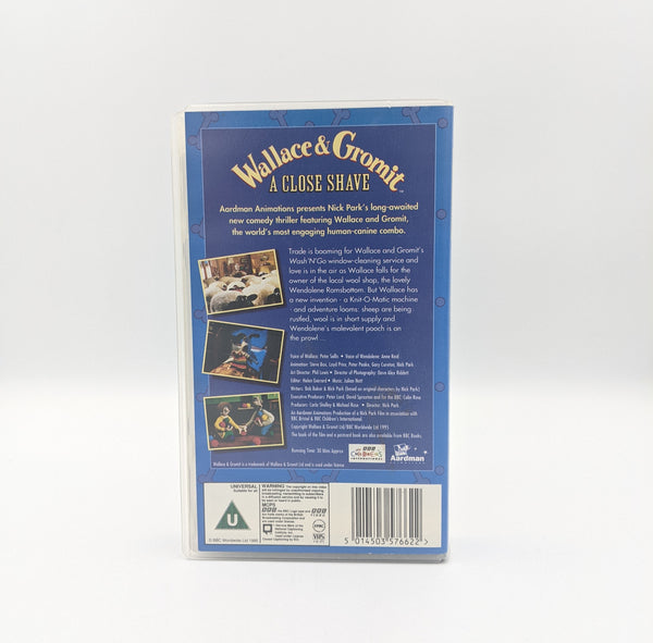 WALLACE & GROMIT A CLOSE SHAVE VHS