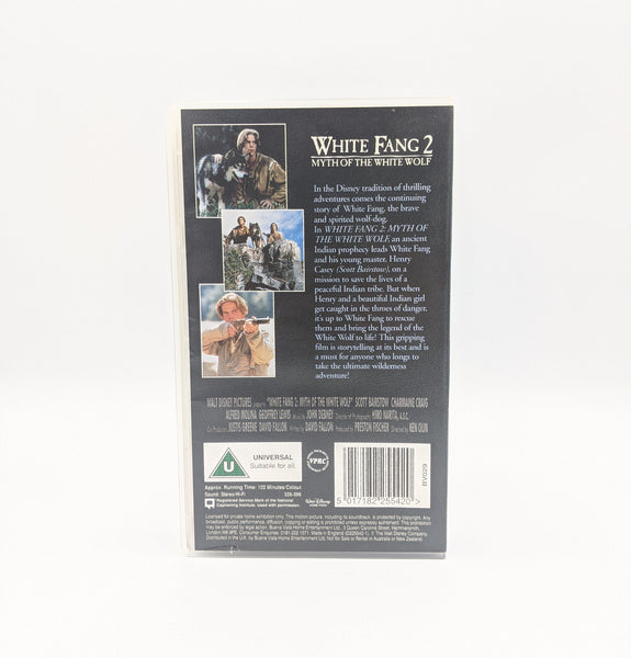 WHITE FANG 2 MYTH OF THE WHITE WOLF VHS