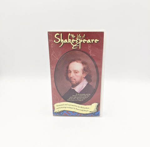 THE LIFE OF SHAKESPEARE VHS