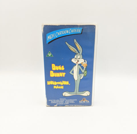 BUGS BUNNY HOLD THE LION, PLEASE VHS