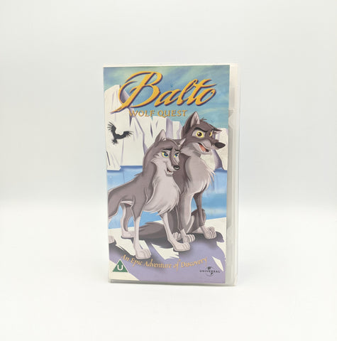 BALTO WOLF QUEST VHS