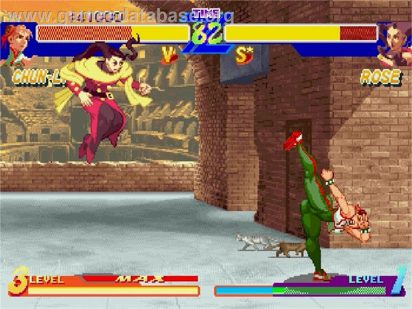 STREET FIGHTER ALPHA SEGA SATURN