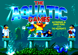 THE AQUATIC GAMES SEGA MEGADRIVE