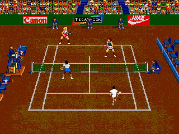 ANDRE AGASSI TENNIS SEGA MEGADRIVE