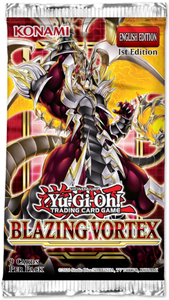 YUGIOH BLAZING VORTEX BOOSTER PACK 1ST EDITION