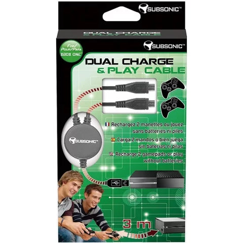 DUAL CHARGE & PLAY CABLE XBOX ONE
