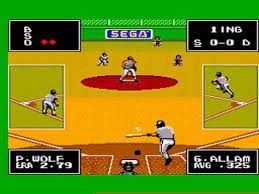 AMERICAN BASEBALL SEGA MASTER SYSTEM